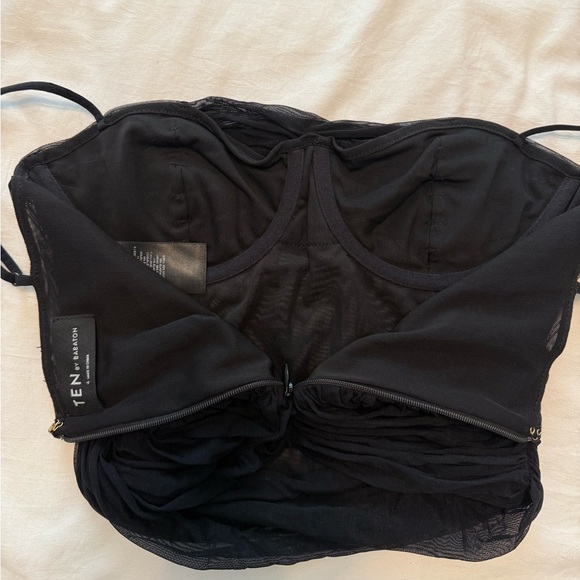 Babaton Black Corset Top - Picture 3 of 4